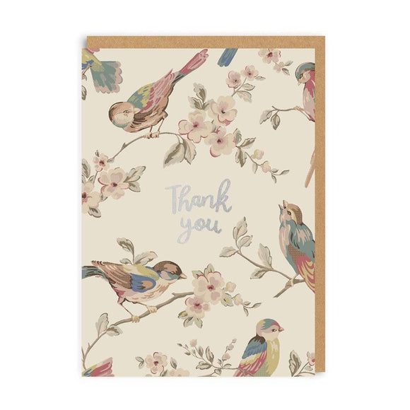 Thank You Birds Greeting Card - Cath Kidston