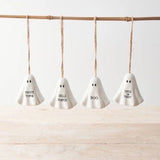 Hello Pumpkin Hanging Ghost Decoration