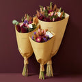Dried Flowers - Field Bouquet - Burgundy Small bunch 