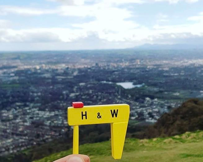 H&W Crane Mini Model | Belfast Skyline Gift
