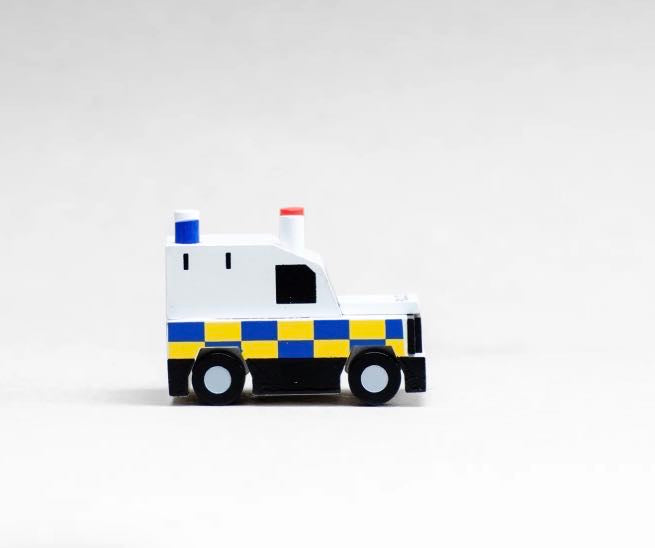 The Wee Police Van Wooden Model | Northern Ireland Gift
