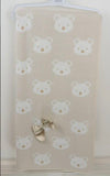 Natural Honey Bear baby blanket 