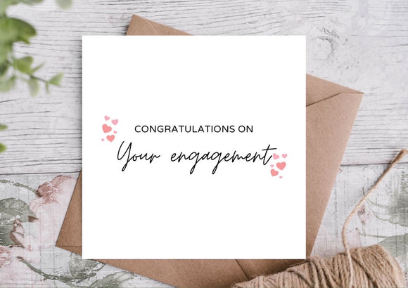 Engagement card 