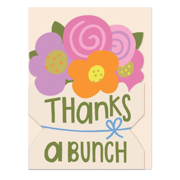 Thanks a bunch greeting card 