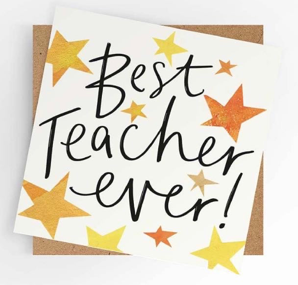 Thank you Card , Best teacher ever!
