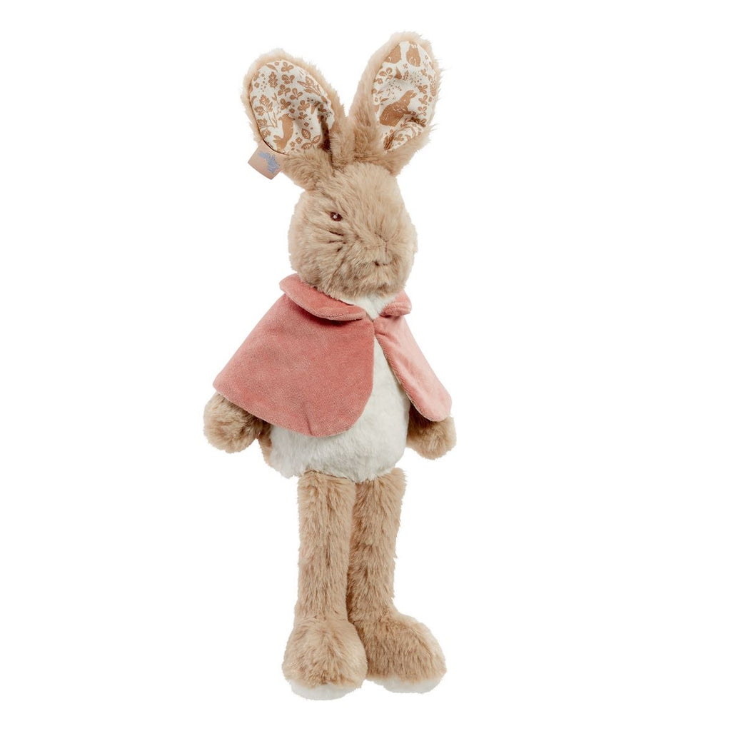  Flopsy Bunny Signature soft toy in pink velvet cape with patterned ears