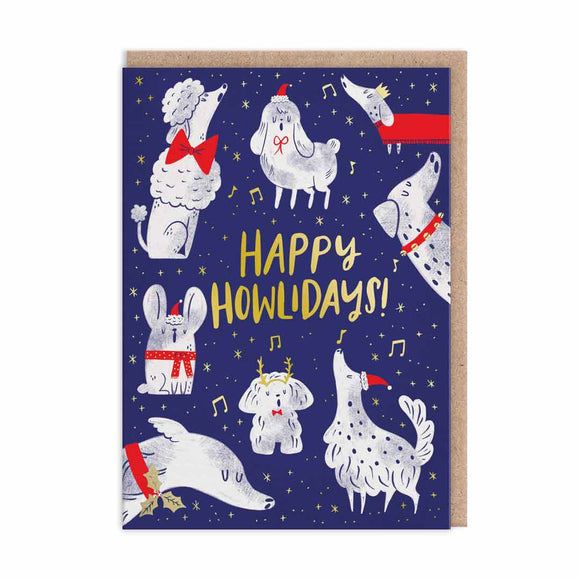 Happy holidays Christmas card