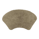 Curved Shower Mat - 100% Cotton Rounded Bath Mat in Mocha