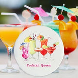 Cocktail Queen Drinks Coaster