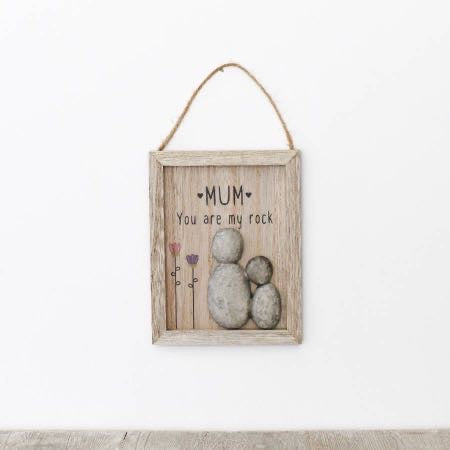 Mum you are My Rock Hanging plaque