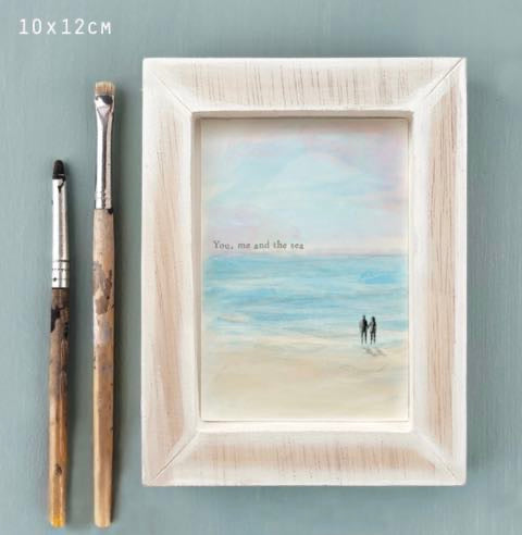 Seascape Picture Wooden Box Frame - East of India