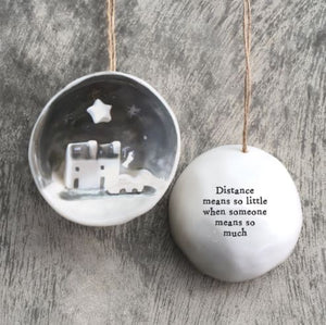 Distance Means So Little Half Bauble - East Of India