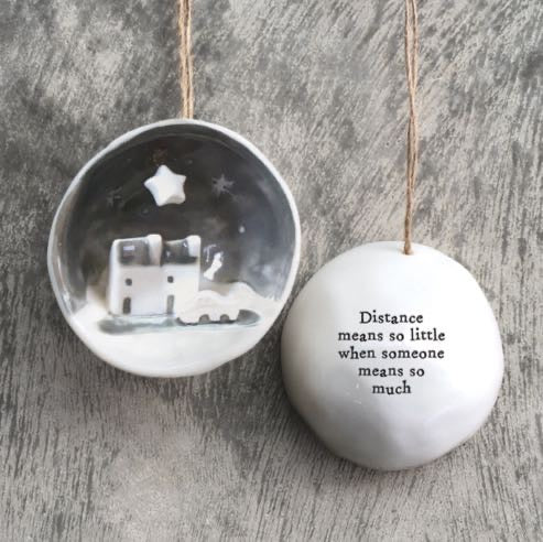 Distance Means So Little Half Bauble - East Of India