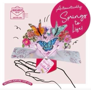50th Birthday - Pop-Up Greeting Card - Second Nature