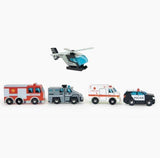 Emergency Vehicles Wooden Toys - Threadbear Design