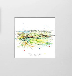 From the 15th, Royal Portrush - Northern Ireland Landscapes - Kathryn Callaghan Mini Prints