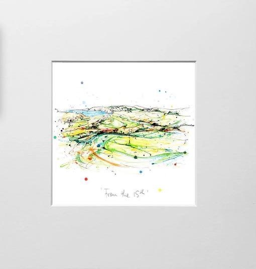 From the 15th, Royal Portrush - Northern Ireland Landscapes - Kathryn Callaghan Mini Prints