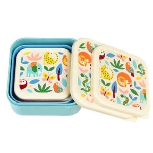 Snack Boxes (Set of 3) - Wild Wonders - Rex London