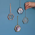 Alia Mini Hexagon Hanging Photo Frame - Handmade