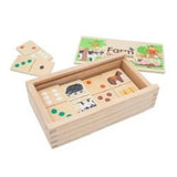 Children’s Wooden Farm Dominoes