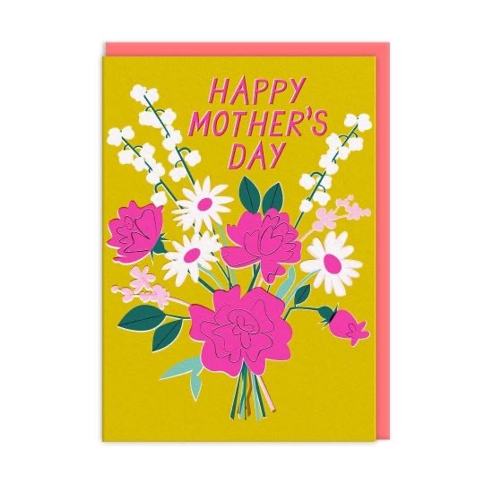 Bouquet happy Mother’s Day card 