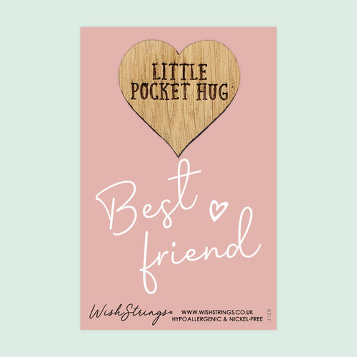 Best friend little pocket hug from wishstrings 