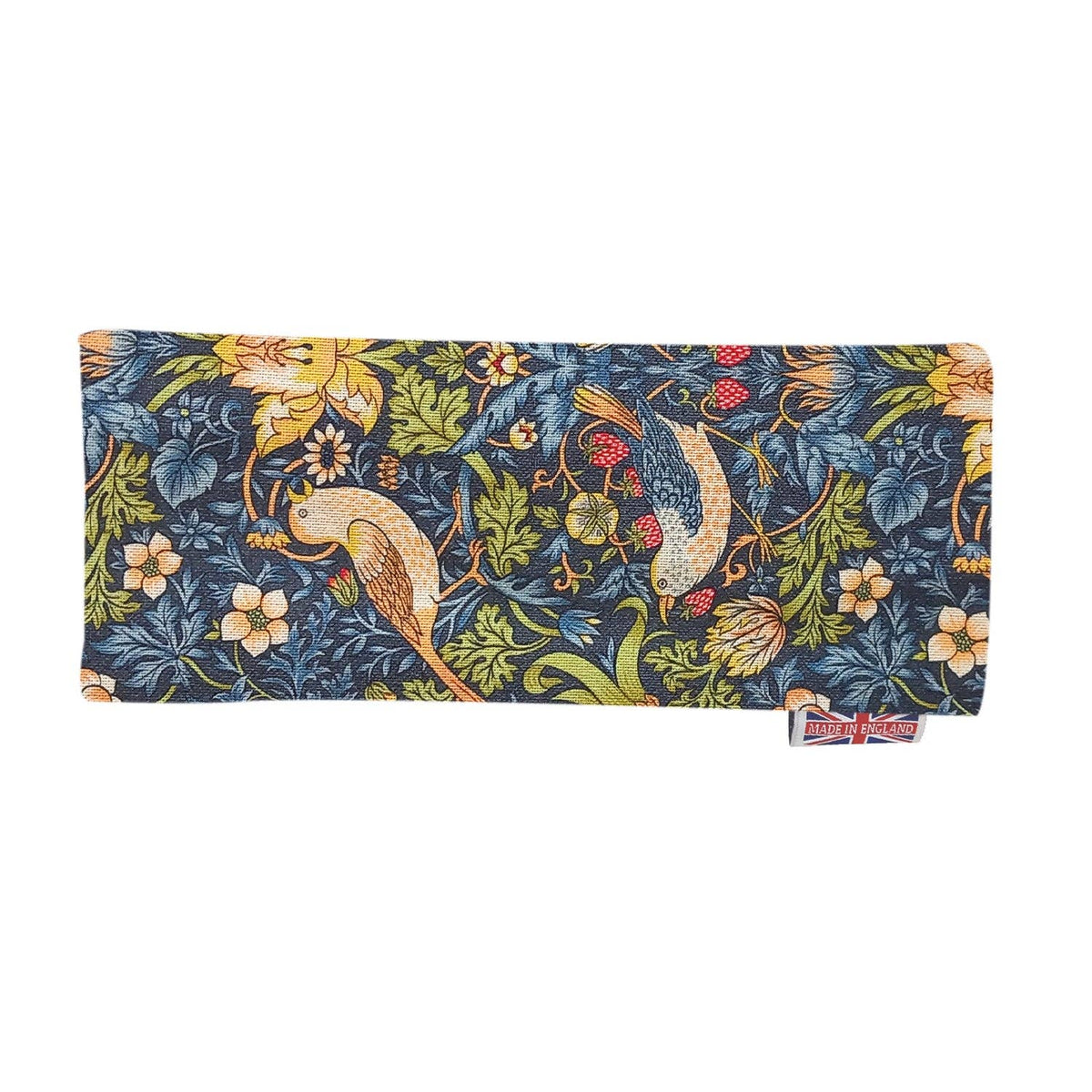 Eye Pillow -William Morris Strawberry Thief Navy-The Wheat Bag Company