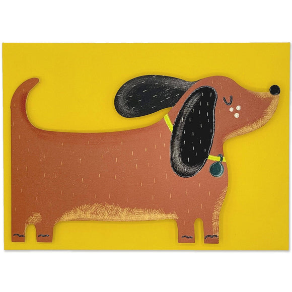 dachshund Greeting Card