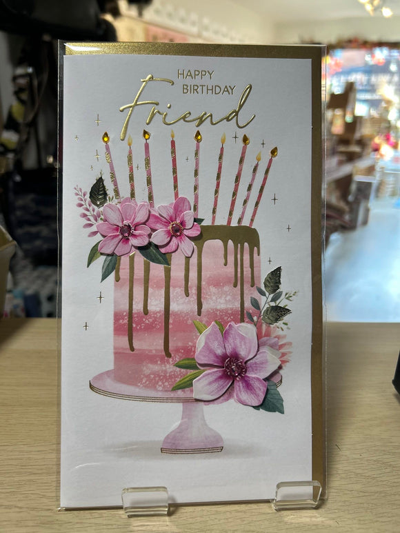 Happy Birthday Friend Greeting Card