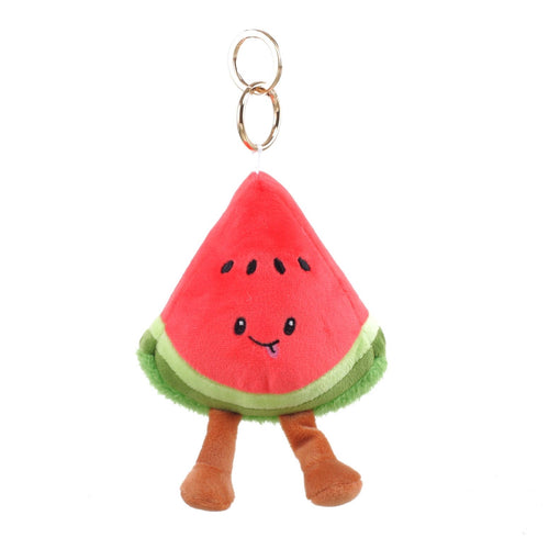 Bessie London Watermelon Plush Keyring | Cute Bag Charm