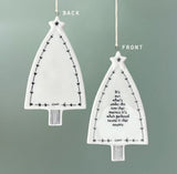 It’s not what’s under the tree Ceramic Hanging Christmas Tree