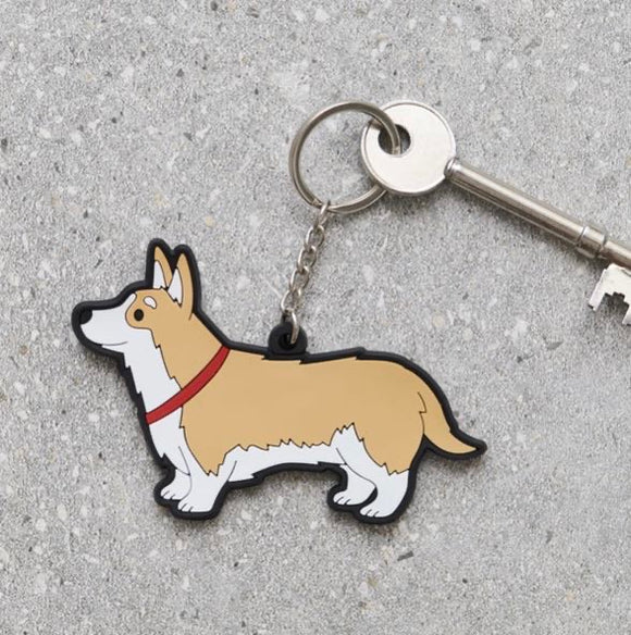 Corgi keyring by sweet William designs 