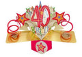 40th Birthday - Pop-Up Greeting Card - Second Nature