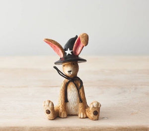 Jasper Rabbit Sitting Witch Ornament