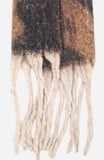 Neutral Large Leopard Print Heavyweight Scarf