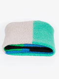 Nellie Heavyweight Scarf - Blue/Green, Colour Block