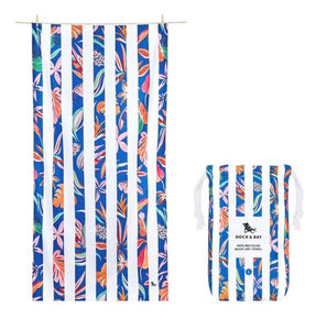 Dock & Bay Beach Towels - Flower Power - Tropical Bloom (Extra Large 200 x 90cm)