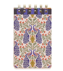 A Dopo Peacock Twin Wire Notepad