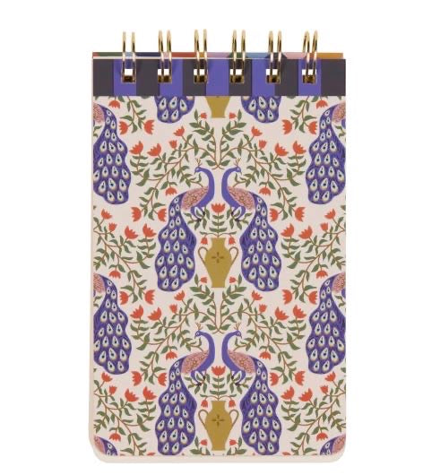 A Dopo Peacock Twin Wire Notepad
