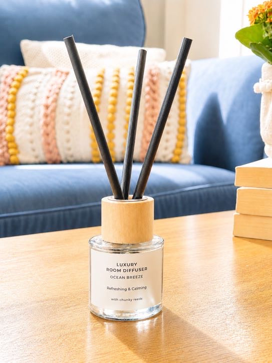 Ocean Breeze Luxury Room Diffuser | Reed Diffuser Home Fragrance