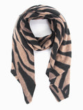 Ainslie Lightweight Scarf - Neutral, Zebra