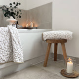 Luxury Jacquard Leopard Bath Towels Various Sizes - 100% Cotton