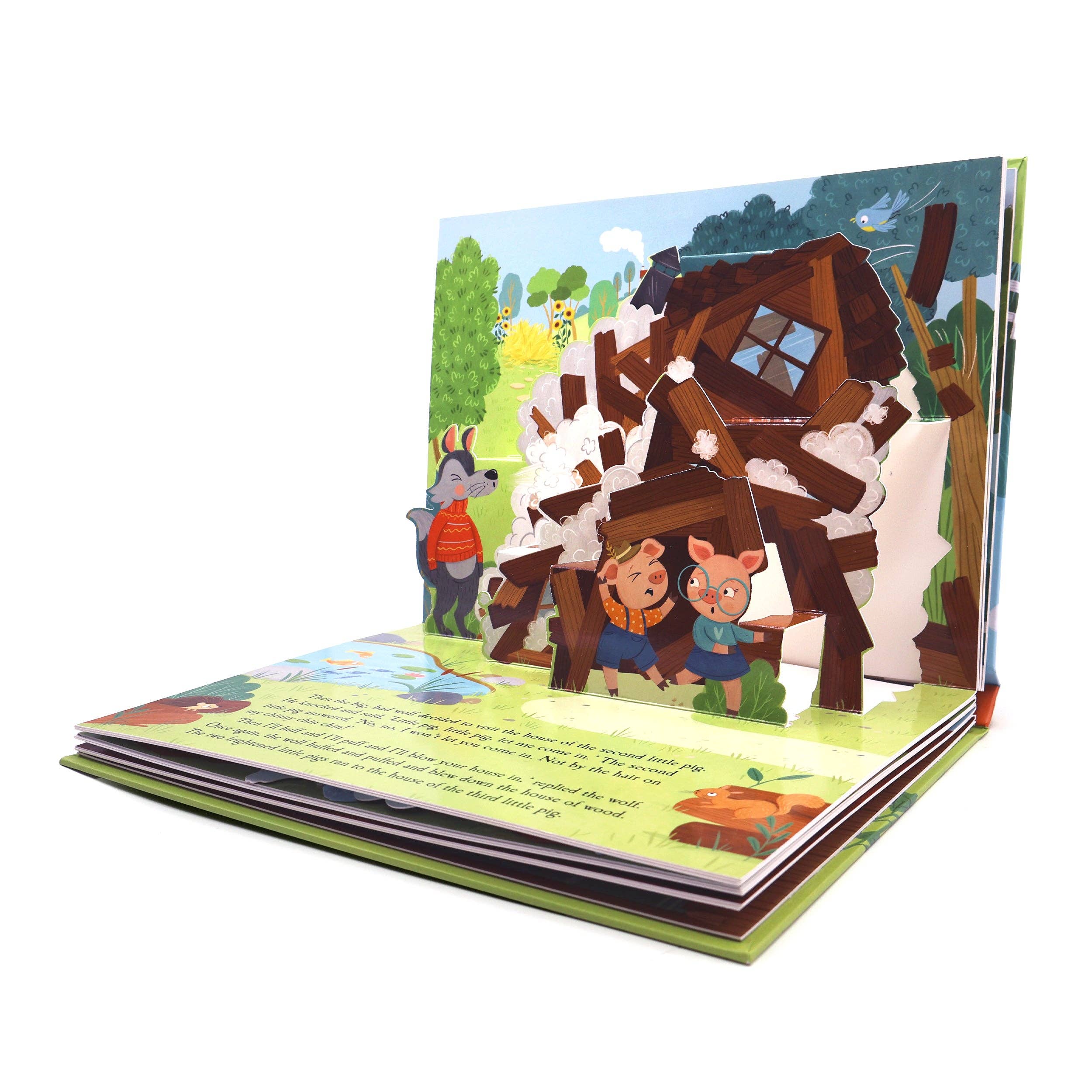 Three Little Pigs - Children’s Fairy Tale Pop-Up Book