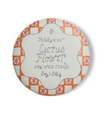 Tulip Printed Tin Candle - Cactus Flower