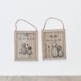 Mum you are My Rock Hanging plaque