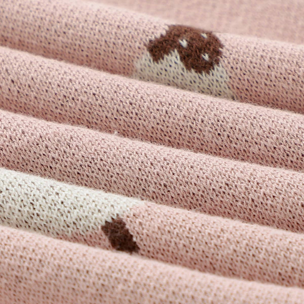 100% Luxury Cotton Swaddle Baby Blanket - Sheep Design