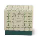 TULIP GREEN GLASS SOY CANDLE - VERBENA & LEMONGRASS