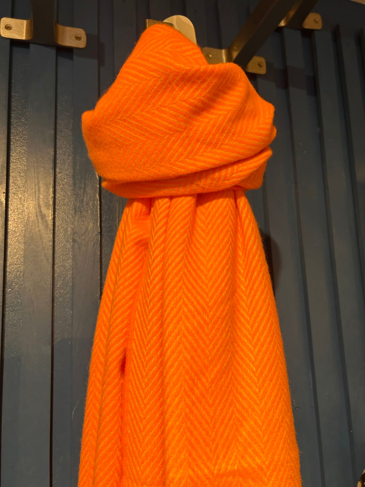 Herringbone Patterned Soft Winter Scarf