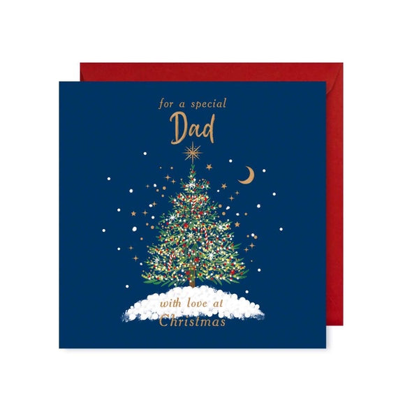 To a Wonderful Dad Christmas Card
