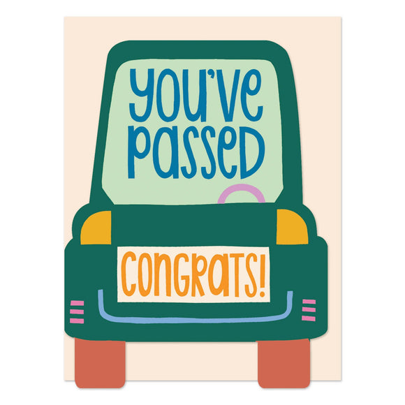 You've Passed Congrats Greeting Card